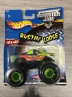 Hot Wheels Monster Jam Bustin' Loose 2001 Sealed Truck 1:64 53531 Vintage Green