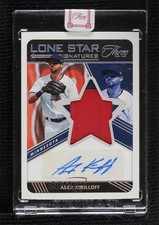 2022 Panini Three and Two Lone Star Signatures 13/49 Alex Kirilloff Auto 0c6