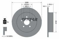 Textar 92135703 Bremsscheibe FüR Toyota