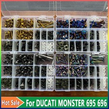 Kit viti corpo bulloni carena acciaio inox 304 per DUCATI MONSTER 695 696