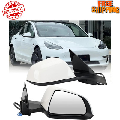 Right Passenger Side Mirror Compatible with Tesla Model 3 2017-2023 Replacement 