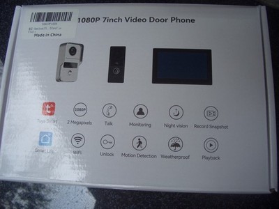 ''''Türklingel-Honmidatek- 1x 1080 P 7 inch Video Door Phone''''''