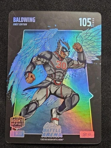 2026 Bo Jackson Battle Arena Baldwing Drake Baldwin #BF-218 Ice BattleFoil Ice!