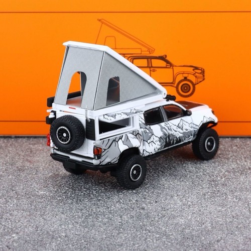 Diecast Off-Road Model Camper Collectible Gifts Toyota Tacoma GCD 1:64 Car - Picture 3 of 29