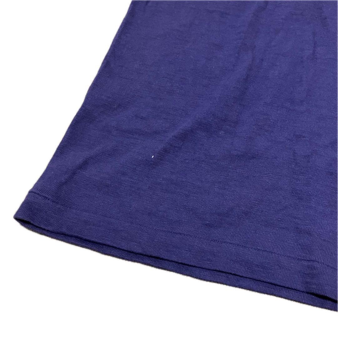 Warehouse Flocky T-shirt Navy Casual 14Y+ JAPAN image 6