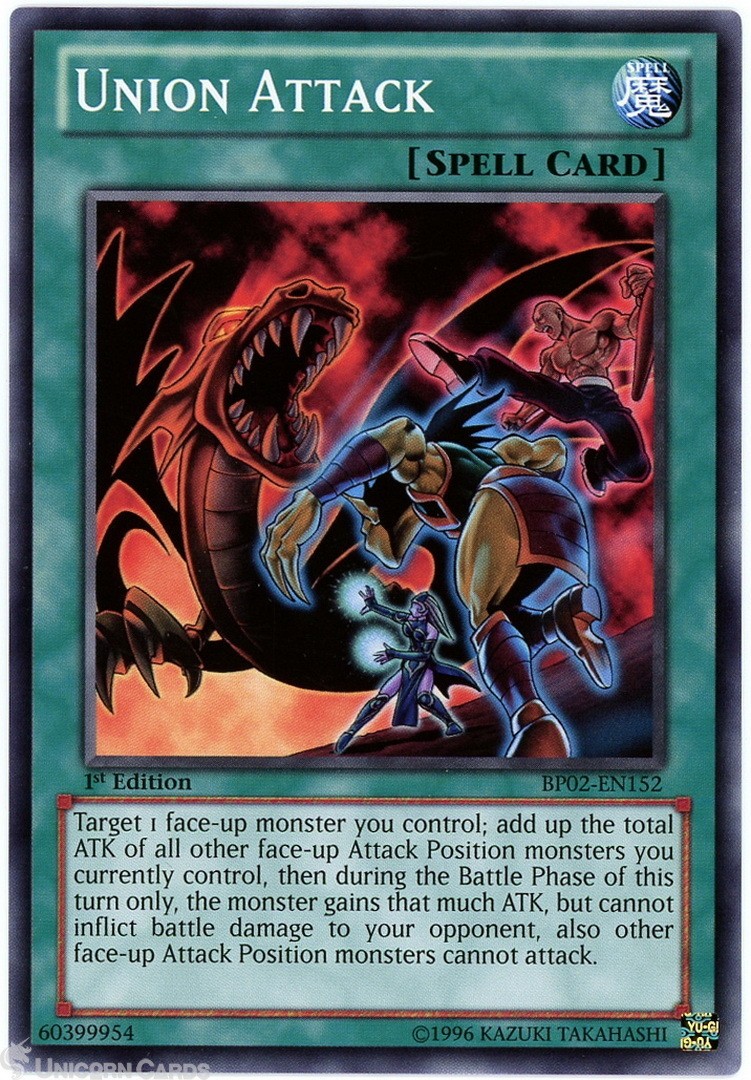BP02-EN152 Union Attack : Common 1st Edition Mint YuGiOh Card