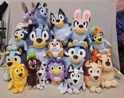 Bluey Bingo Snickers Winton Chilli Lucky Muffin Socks Chattermax Plush Toy Lot