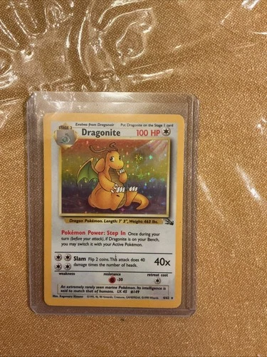 Dragonite 4/62 Fossil Holo