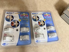 Lot Of 2 Safety 1st Magnetic Tot Lok 4 Lock Set Model 71174 New Sealed USA