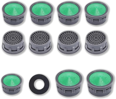 #ad 20 Pcs Faucet Aerator 2.2 GPM Insert Faucet Aerators Replacement Parts for Bath $10.70