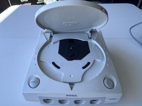 Sega Dreamcast Console 1 Controller 1 Blue Visual Memory Unit And Cables Tested