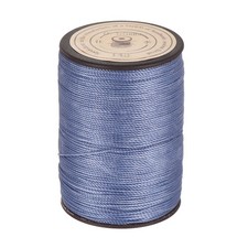 Waxed Cord 0.55mm Gray Blue Waxed Polyester Cord 131 Yards String Thread
