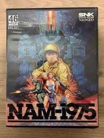 Nam-1975 NAM-1975 Neo Geo AES US English 1990 LN Except Censorship Complete CIB