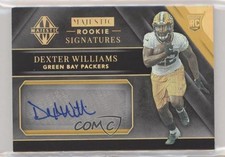 2019 Panini Majestic Rookie Signatures Holo Gold 5/10 Dexter Williams Auto 3l1