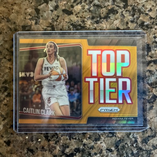 2025 Panini Prizm Caitlin Clark Top Tier Gold # 1 /10.