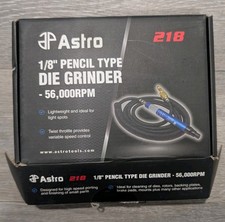 Astro Pneumatic Tool 218 18 Pencil Type Die Grinder - 56000rpm
