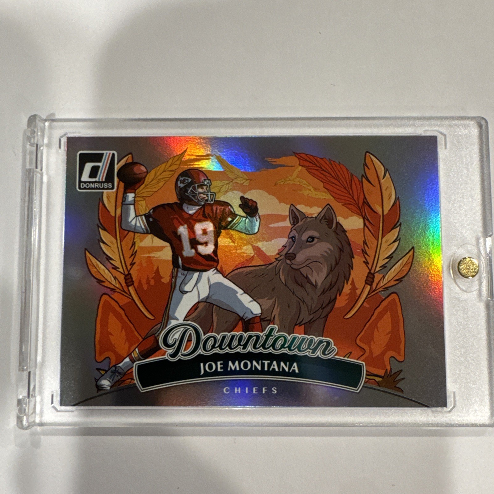 2025 Donruss Joe Montana Downtown Horizontal SSP Chiefs Cas Hit #6