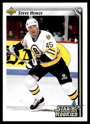 1992-93 Upper Deck Steve Heinze Boston Bruins #400
