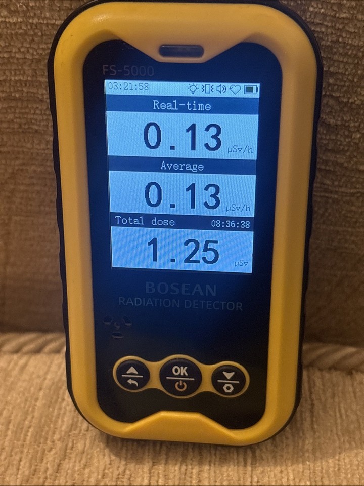 FS5000 Geiger counter Nuclear Radiation Detector X-ray Beta Gamma ...