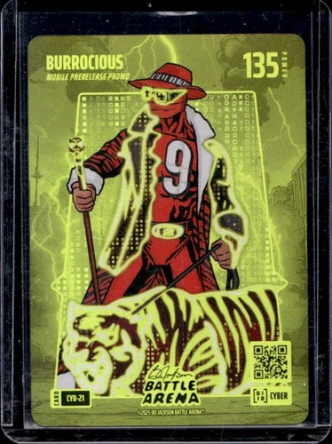 2025 Bo Jackson Battle Arena Burrocious Mobile Prerelease Promo Cyber #CYB-21