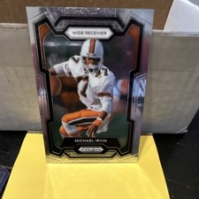 Panini 2024 Prizm Draft Picks Michael Irvin #33 Miami Hurricanes Football Card