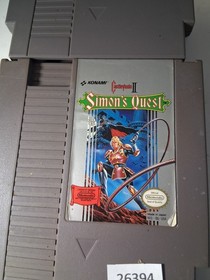 2 retro Nintendo games NES Simon's Quest & Milon's Secret Castle  26394 wt12