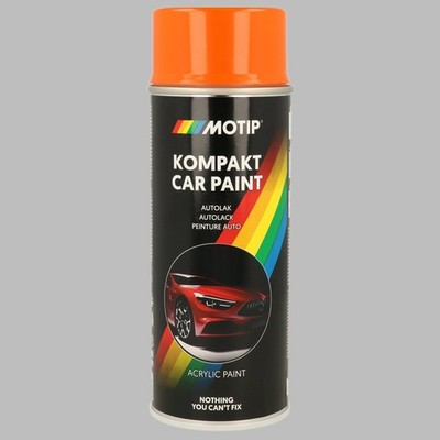 Motip 42650 Orange Acrylic Car Spray Paint 400ml GM Opel Renault Triumph