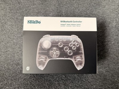 8BitDo 64 Controller - Funtastic Limited Editions Clear