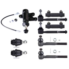 9Pcs For 95-99 GMC Yukon 4WD Front Steering Ball Joint Tie Rod Idler Arm Bracket