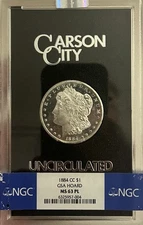 1884-CC GSA NGC MS63 PL Morgan Silver Dollar
