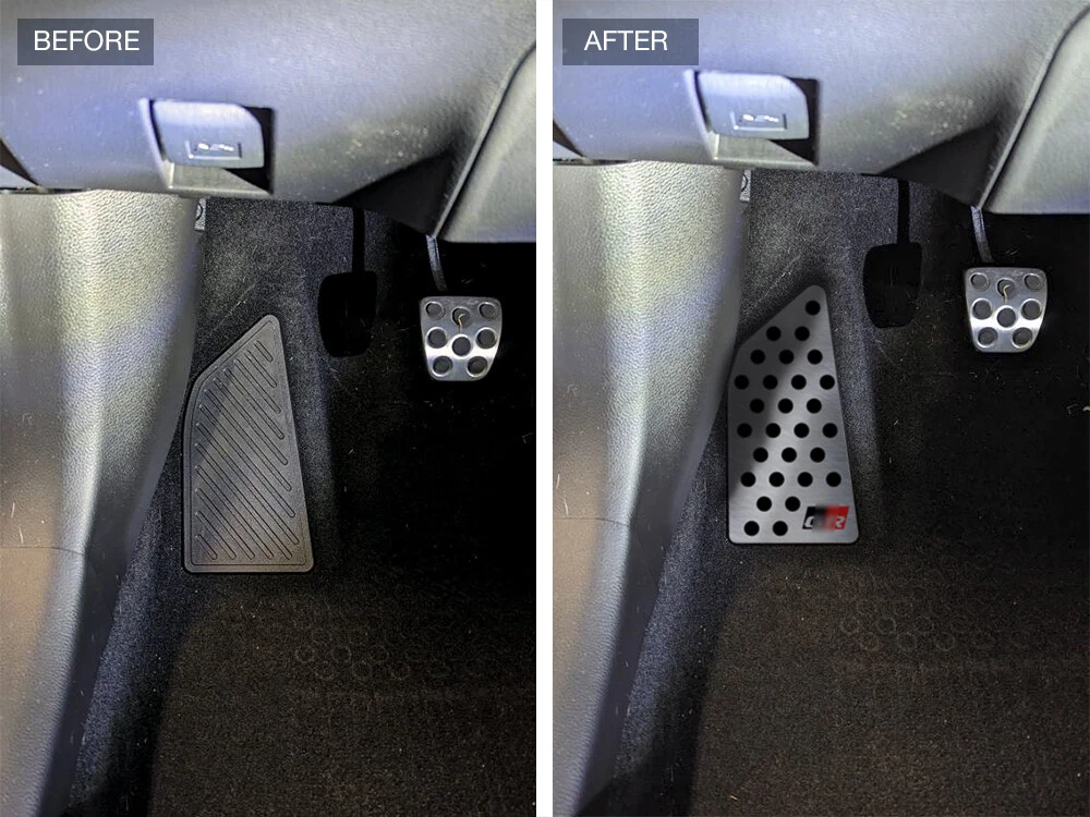 Footrest for Toyota Corolla GR 2023+ | Dead Pedal Foot Rest Accessories GR-FOUR