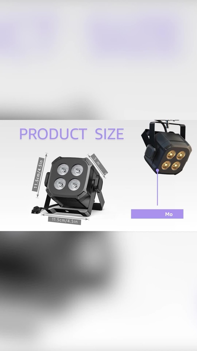 Lámpara Led Led Para Discoteca Dmx Dj Rgb De 18 W | Cuotas Sin Interés - Foto 7