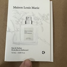 No.04 Bois de Balincourt Maison Louis Marie Eau De Parfum 1.5ml CARDED Spray Via