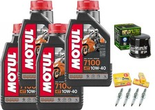 KIT/TAGLIANDO YAMAHA YZF/R1 1000 2004 2006 7100 10W40 + Filtro olio + candele