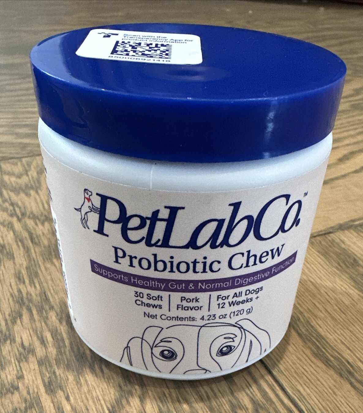 PetLab Co. Probiotic Chew Pork Flavor All Dogs 12 Wk+ 30 Chews