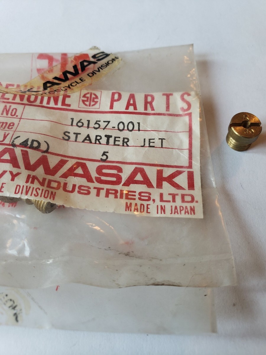 Kawasaki NOS Carburetor Starter Jet #60 74-77 KZ400 16157-001 | eBay