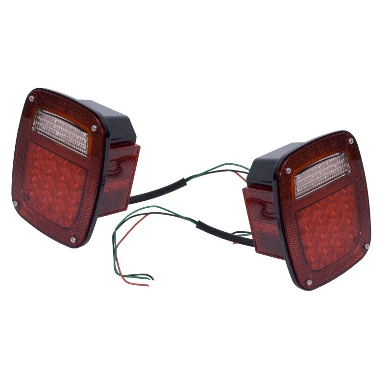 Luces traseras LED estilo OE Rugged Ridge 12403,85 para Jeep CJ/Wrangler YJ 1976-2006 Foto 2 de 4
