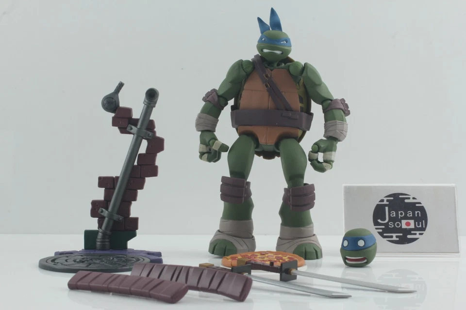 Kaiyodo Revoltech Leonardo Figure Teenage Mutant Ninja Turtles 2014 From JAPAN - Image 2 of 4
