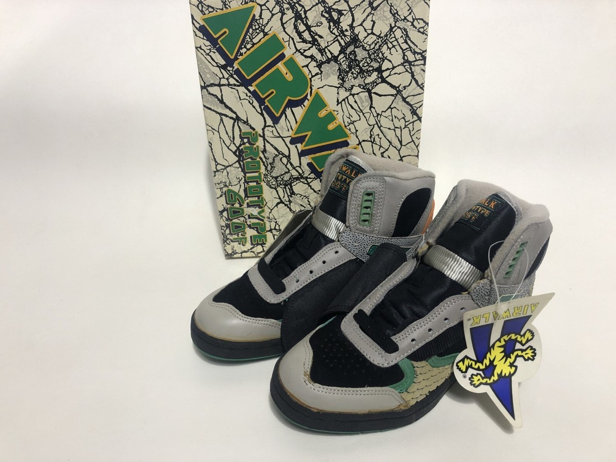 AIRWALK PROTOTYPE 600F VINTAGE SKATE SHOES SZ 5 1/2 BOYS-7 GIRLS