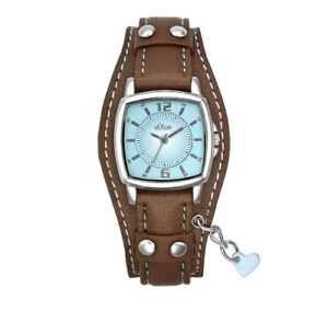 S Oliver So 1339 Lq Damen Armbanduhr Analog Quarz Leder Braun 3 Atm 29 X 36 Mm Ebay