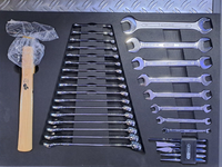 Ks Tools Werkzeug-Satz 31 Tlg. -815.1120- Ring- / GabelschlüSsel Hammer MeißEl