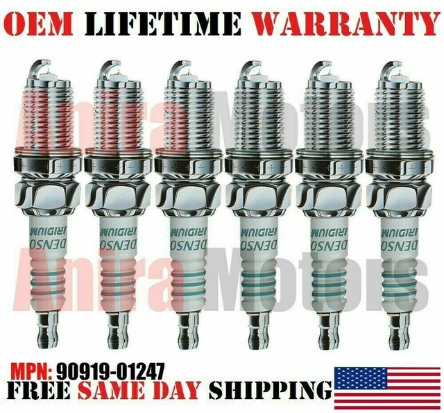 OEM 6 pieces DOUBLE IRIDIUM Spark Plugs for 20072015 TOYOTA SIENNA 3