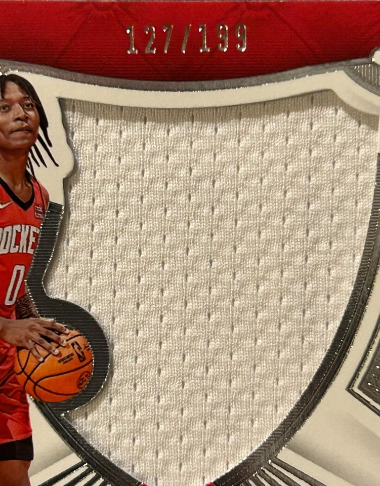 2023 Panini Crown Royale Silhouetes TyTy Washington Jr #105 RPA #/199 - Image 2 of 4