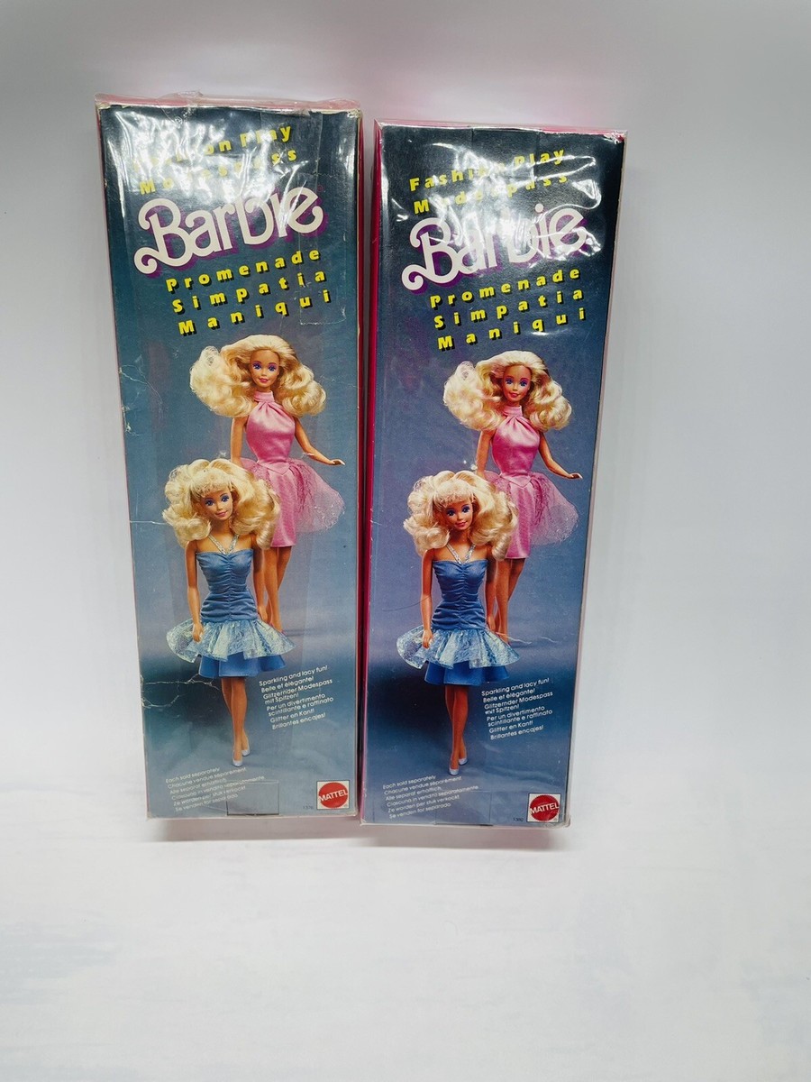 Barbie 1988 Paris Pretty #1909 Fabriqué en Chine NRFB x
