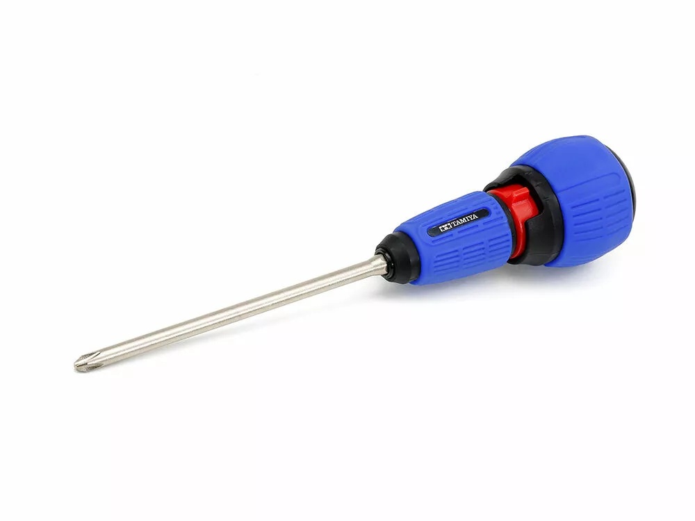 Tamiya Craft Tools RATCHETING SCREWDRIVER PRO w Philips Driver