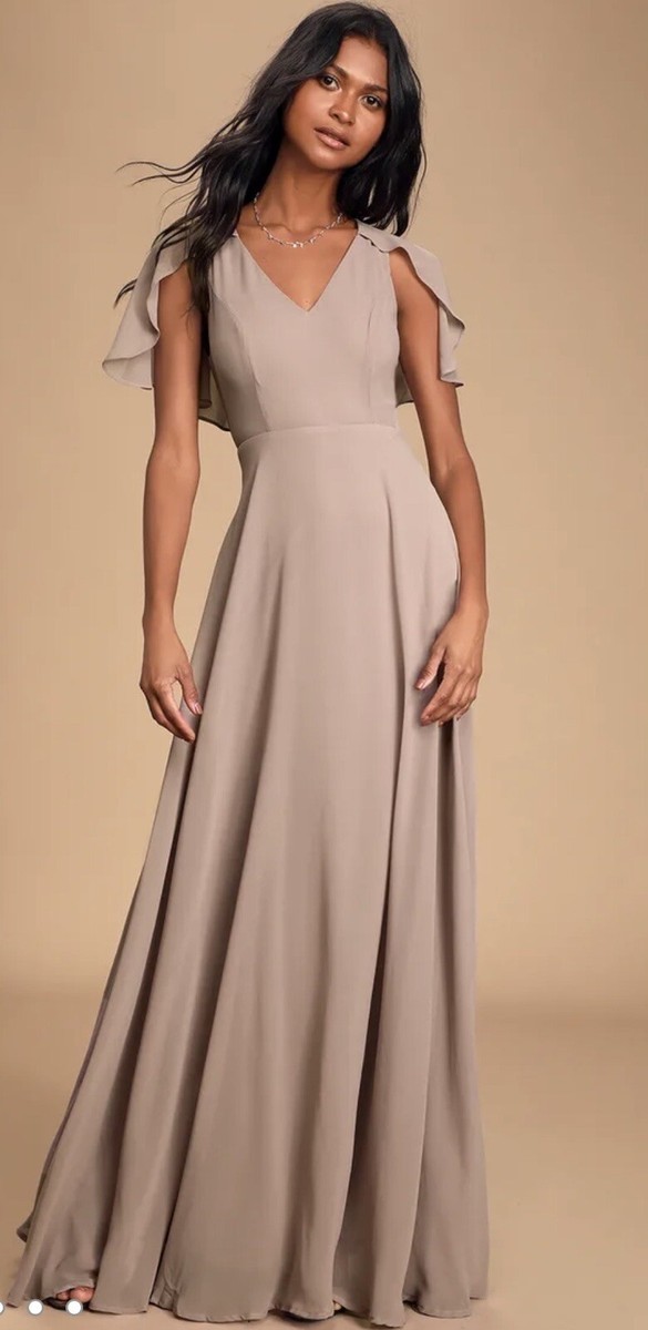 chinese dress ladies Elizabeth Tiered Ruffle Maxi Dress  Shop American Threads Women's Trendy Online Boutique Dusty Rose / L