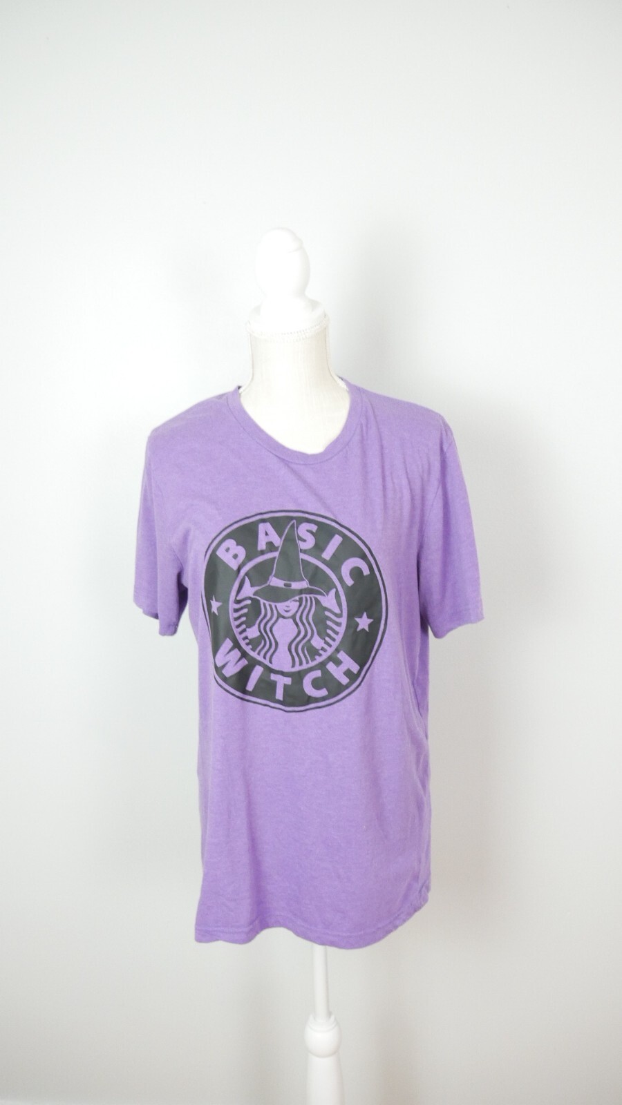Boutique Canvas Purple Basic Witch Starbucks Grap… - image 1