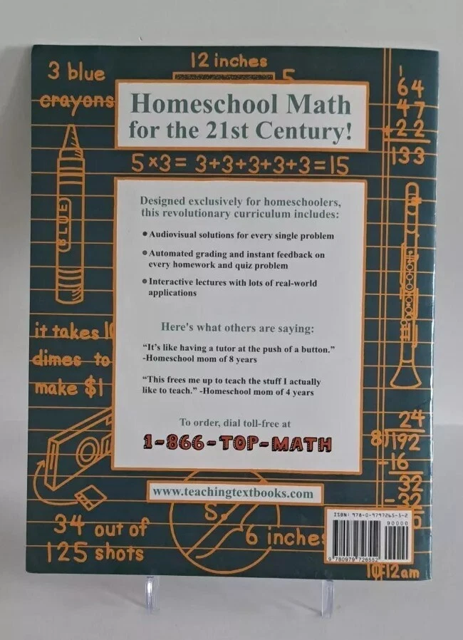 Teaching Textbook Math 5 Answer Booklet  - Image 2 of 2