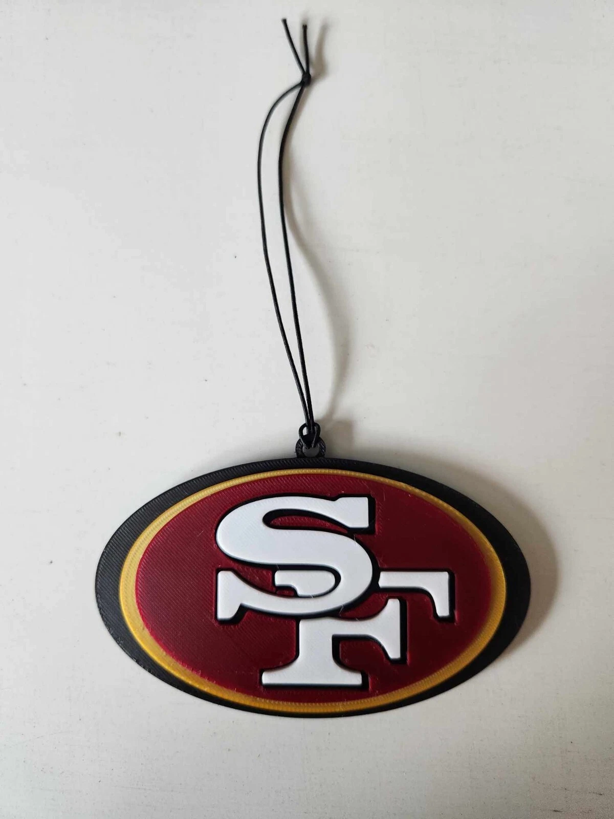 San Francisco 49ers Car Rearview Mirror Ornament, 49ers Ornament