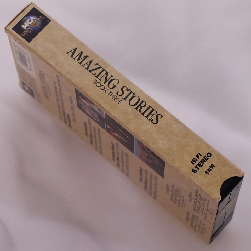 Vintage Amazing Stories Book Three 3 OOP VHS HTF Patrick Swayze Steven Spielberg - Image 4 of 4